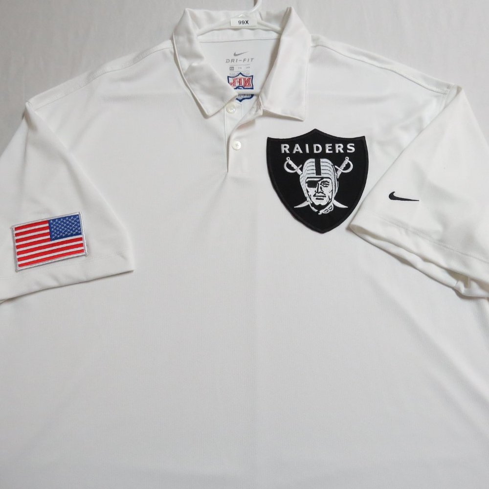 2XL White Nike Dri-fit Mens db Poly #99X Golf Polo